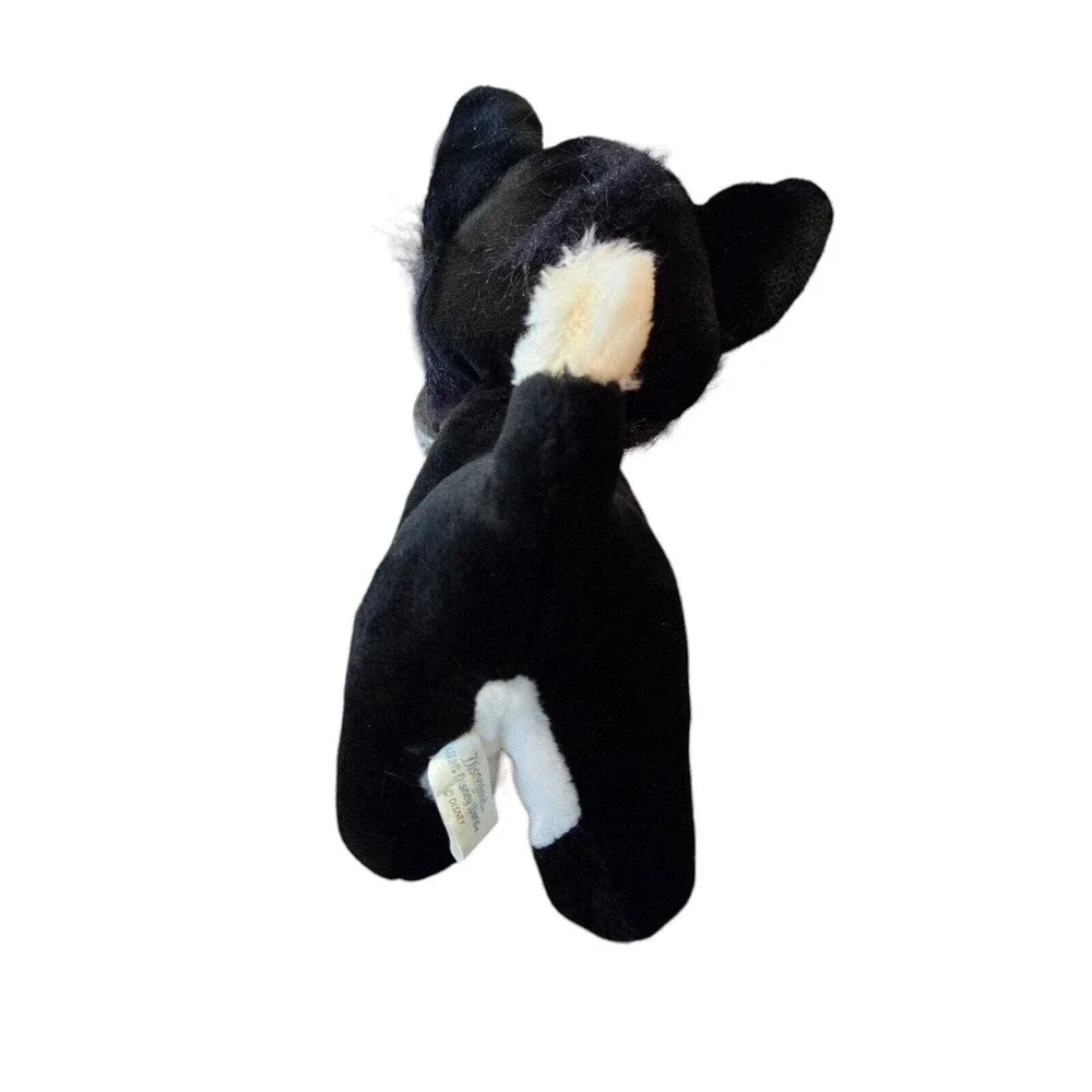 Disneyland Disney‎ Pinnochio Cat Black White Plush Stuffed Animal 8